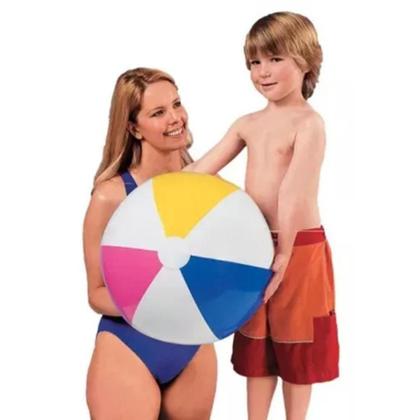 Imagem de Brinquedo Bola Inflável Infantil 61cm Piscina Praia - Intex