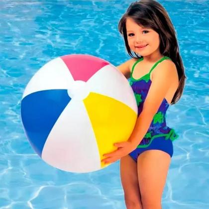 Imagem de Brinquedo Bola Inflável Infantil 61cm Piscina Praia - Intex