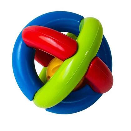 Imagem de Brinquedo Bola Maluquinha Para Bebe Com Chocalho Mercotoys 269