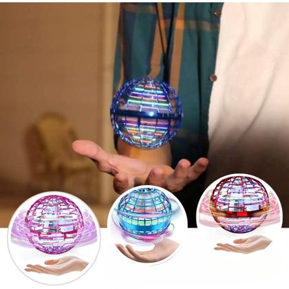 Imagem de Brinquedo Bola Spinner Voador Led Drone Brinquedo Divertido e Colorido Drone Radical