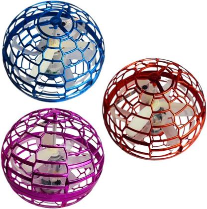 Imagem de Brinquedo Bola Spinner Voador Led Drone Brinquedo Divertido e Colorido Drone Radical