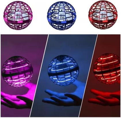 Imagem de Brinquedo Bola Spinner Voador Led Drone Brinquedo Divertido e Colorido Drone Radical