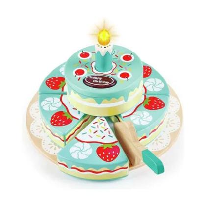 Imagem de Brinquedo Bolo De Feliz Aniversario Conjunto Interativo 
