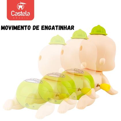 Imagem de Brinquedo Boneca Bebê Baby Engatinha Infantil Castela