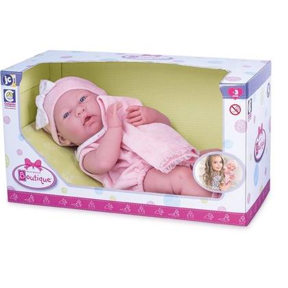 Imagem de Brinquedo Boneca Bebe Reborn Menina Realista Coleção Berenguer Boutique Baby Ninos Bebê Recém Nascido Cotiplás 2334