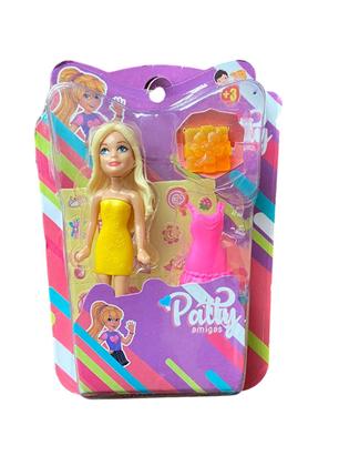 Imagem de Brinquedo Boneca pequena Fashion com acessórios e Anel