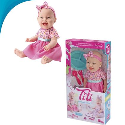 Imagem de Brinquedo Boneca Titi Papinha Para Criança Presente De Aniversário