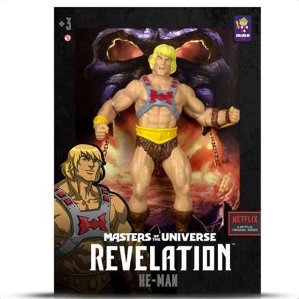 Imagem de Brinquedo Boneco He-Man Master Of The Universe Revelation 45Cm Articulado Detalhes Fiéis +De 3 Anos Mimo Toys - 0980