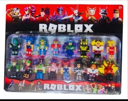 Imagem de Brinquedo Bonecos Roblox Cartelado 16 Peças Brinquedo Infantil