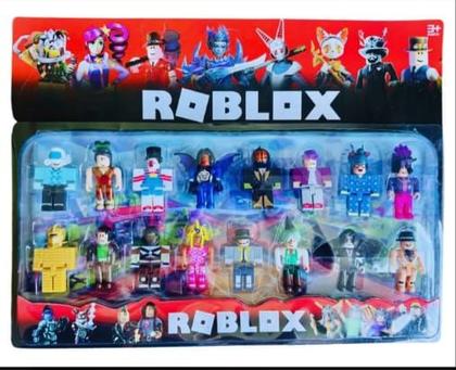 Imagem de Brinquedo Bonecos Roblox Cartelado 16 Peças Brinquedo Infantil