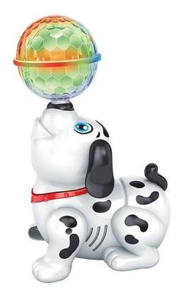 Imagem de Brinquedo Cachorro Dançante Com Bola Giratória Emite Som e Luz