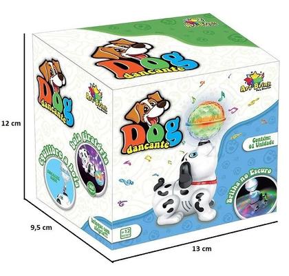 Imagem de Brinquedo Cachorro Dançante Com Bola Giratória Emite Som e Luz