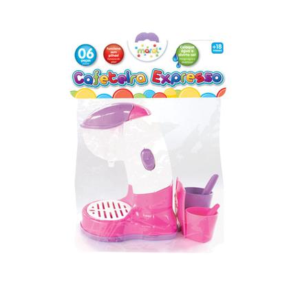 Imagem de Brinquedo Cafeteira Expresso Infantil Maral Rosa