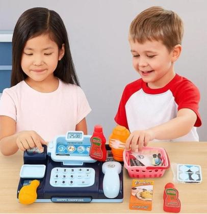 Imagem de Brinquedo Caixa Registradora Mini Mercado Comidinha Scaner
