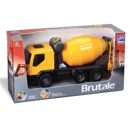 Imagem de Brinquedo Caminhão Brutale Betoneira Realista que Gira