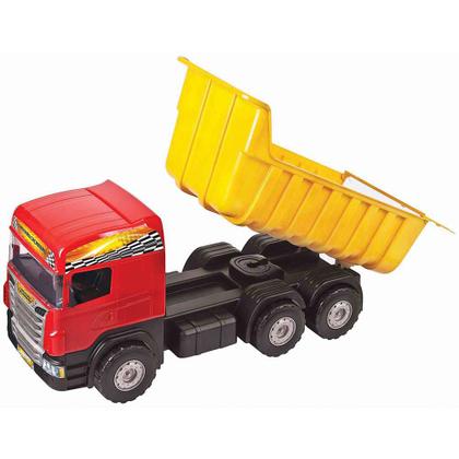 Brinquedo Caminhão Infantil Caçamba Grande 5050 Magic Toys Imagem de Brinquedo Caminhão Infantil Caçamba Grande 5050 Magic Toys