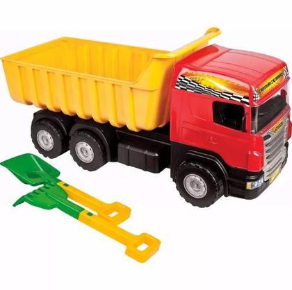 Brinquedo Caminhão Infantil Caçamba Grande 5050 Magic Toys Imagem de Brinquedo Caminhão Infantil Caçamba Grande 5050 Magic Toys