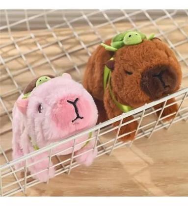 Imagem de Brinquedo Capivara Elétrica que Anda c/ Som Pelúcia  Pilhas