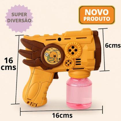 Imagem de Brinquedo Capivara Lançador De Bolhas De Sabão