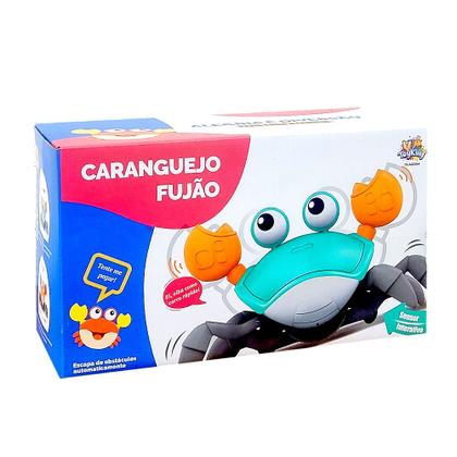Imagem de Brinquedo Caranguejo Fujão com Som para Crianças e Pets Gato