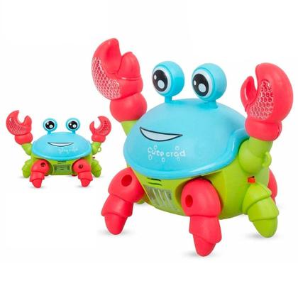 Imagem de Brinquedo Caranguejo Fujão Musical Som Luz e Movimento Educacional e Desenvolvimento Infantil