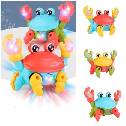 Imagem de Brinquedo Caranguejo Fujão Musical Som Luz e Movimento Educacional e Desenvolvimento Infantil