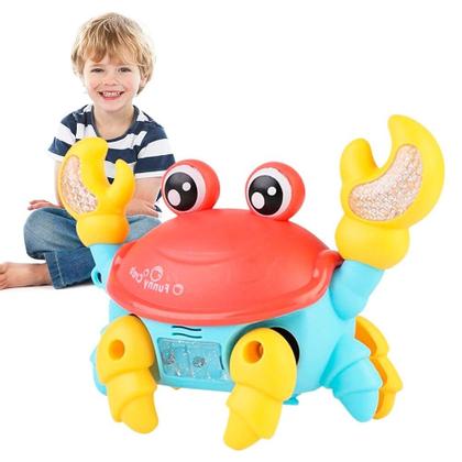 Imagem de Brinquedo Caranguejo Fujão Musical Som Luz e Movimento Educacional e Desenvolvimento Infantil