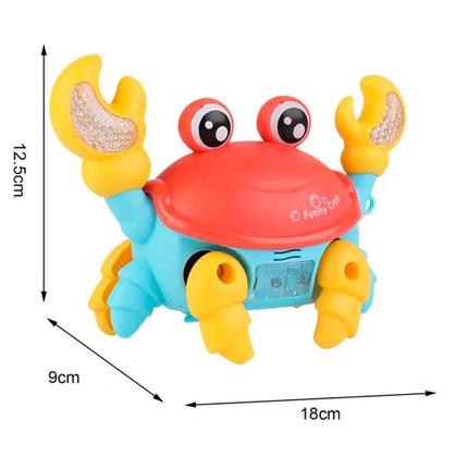 Imagem de Brinquedo Caranguejo Fujão Musical Som Luz e Movimento Educacional e Desenvolvimento Infantil