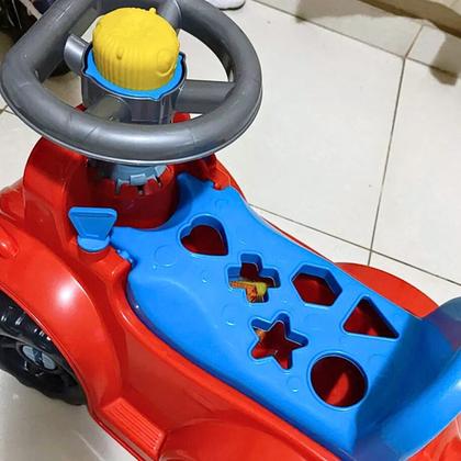 Imagem de Brinquedo Carrinho Andador Ketokinha Infantil Quadriciclo Aranha Spider Princesa Cachorros Pets p/ Bebes Dia das Crianças Meninas Meninos Aniversário