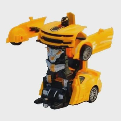 Imagem de Brinquedo Carrinho Camaro De Controle Remoto Transformers Robo. (Amarelo)