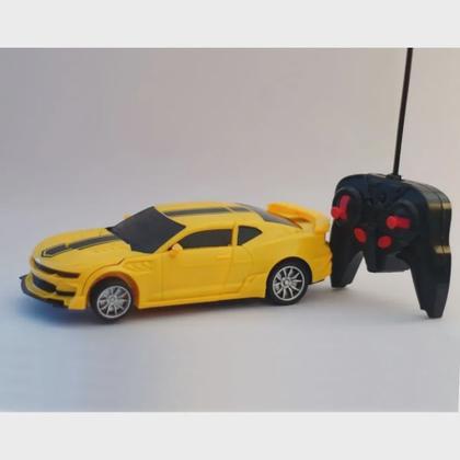 Imagem de Brinquedo Carrinho Camaro De Controle Remoto Transformers Robo. (Amarelo)