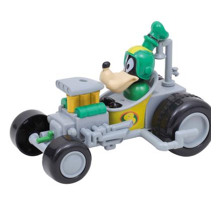 Imagem de Brinquedo Carrinho Carro Fricção Cachorro Pateta Mickey Aventuras Sobre Rodas ABS EBN Kids