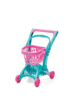 Imagem de Brinquedo Carrinho de Supermercado Infantil Imaginativa Compras c/ Cesto