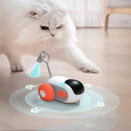 Imagem de Brinquedo Carrinho Gatos Pet Interativo Elétrico USB