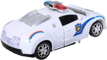 Imagem de Brinquedo Carrinho Policial Transforma Em Robô Luz