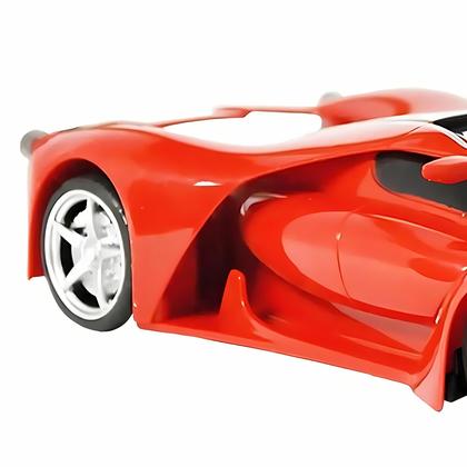 Imagem de Brinquedo Carro De Corrida Controle Volante Todas Direções Luzes Esportivas Escala 1:18