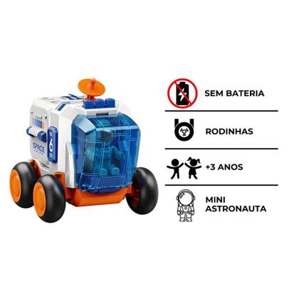 Imagem de Brinquedo Carro Espacial Infantil Com Astronauta