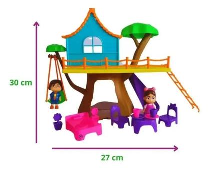 Imagem de Brinquedo Casa Na Árvore Bonecos Maria Clara e JP - DiverToys