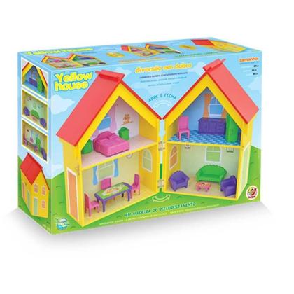 Imagem de Brinquedo Casinha de Boneca Yellow House Junges - 412