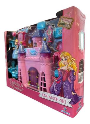 Imagem de Brinquedo Castelo Dos Sonhos Princesas Miniatura Polibrinq 