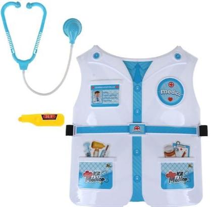 Imagem de Brinquedo Colete Meninos Kit Médico Infantil Com 2 Acessório