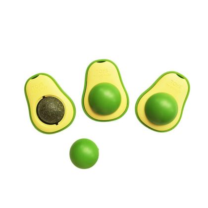 Imagem de Brinquedo com Cat Nip Para Gato Abacate Interativo Divertido - ABACATE CATNIP