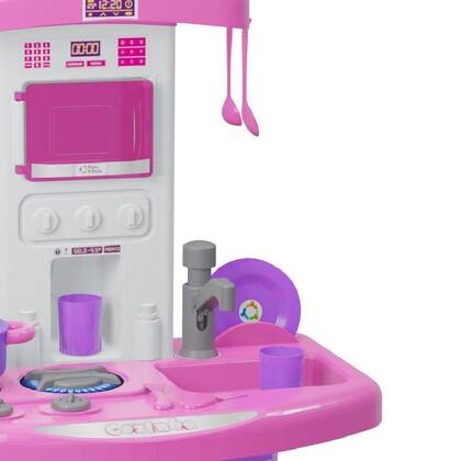 Imagem de Brinquedo Cozinha Sai Água 70cm Completa - Pais E Filhos