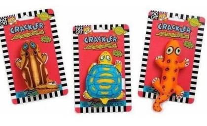 Imagem de Brinquedo Crackler com Catnip Azul para Gatos FatCat