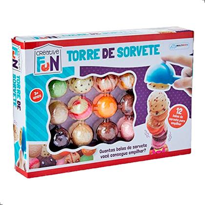 Brinquedo Creative Fun Torre De Sorvete Multikids BR645