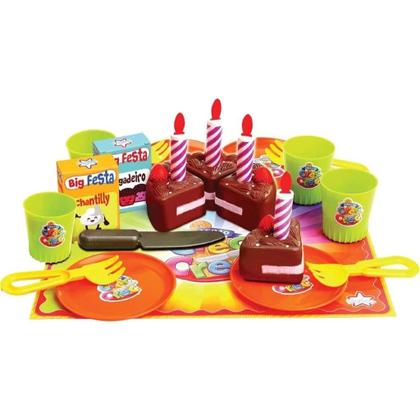 Imagem de Brinquedo Crec Crec Festa De Aniversário Comidinha Casinha