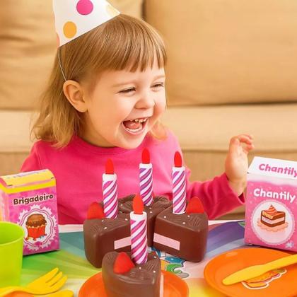 Imagem de Brinquedo Crec Crec Festa De Aniversário Comidinha Casinha