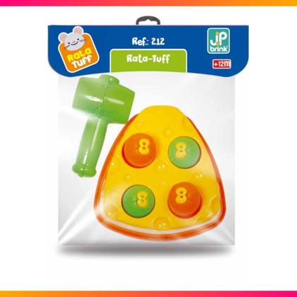 Imagem de Brinquedo Criança Infantil Bate Martelo Rata Tuff Educativo