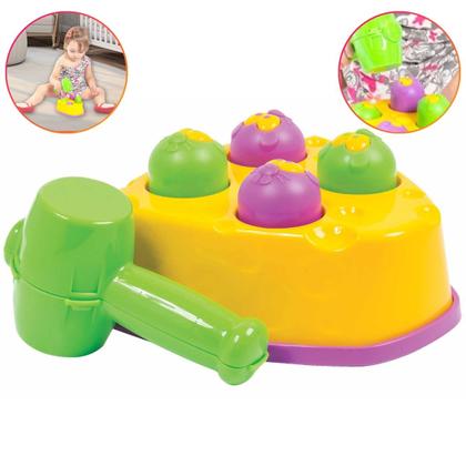 Imagem de Brinquedo Criança Infantil Bate Martelo Rata Tuff Educativo