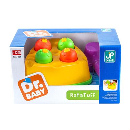 Imagem de Brinquedo Criança Infantil Bate Martelo Rata Tuff Educativo - Jp Brink
